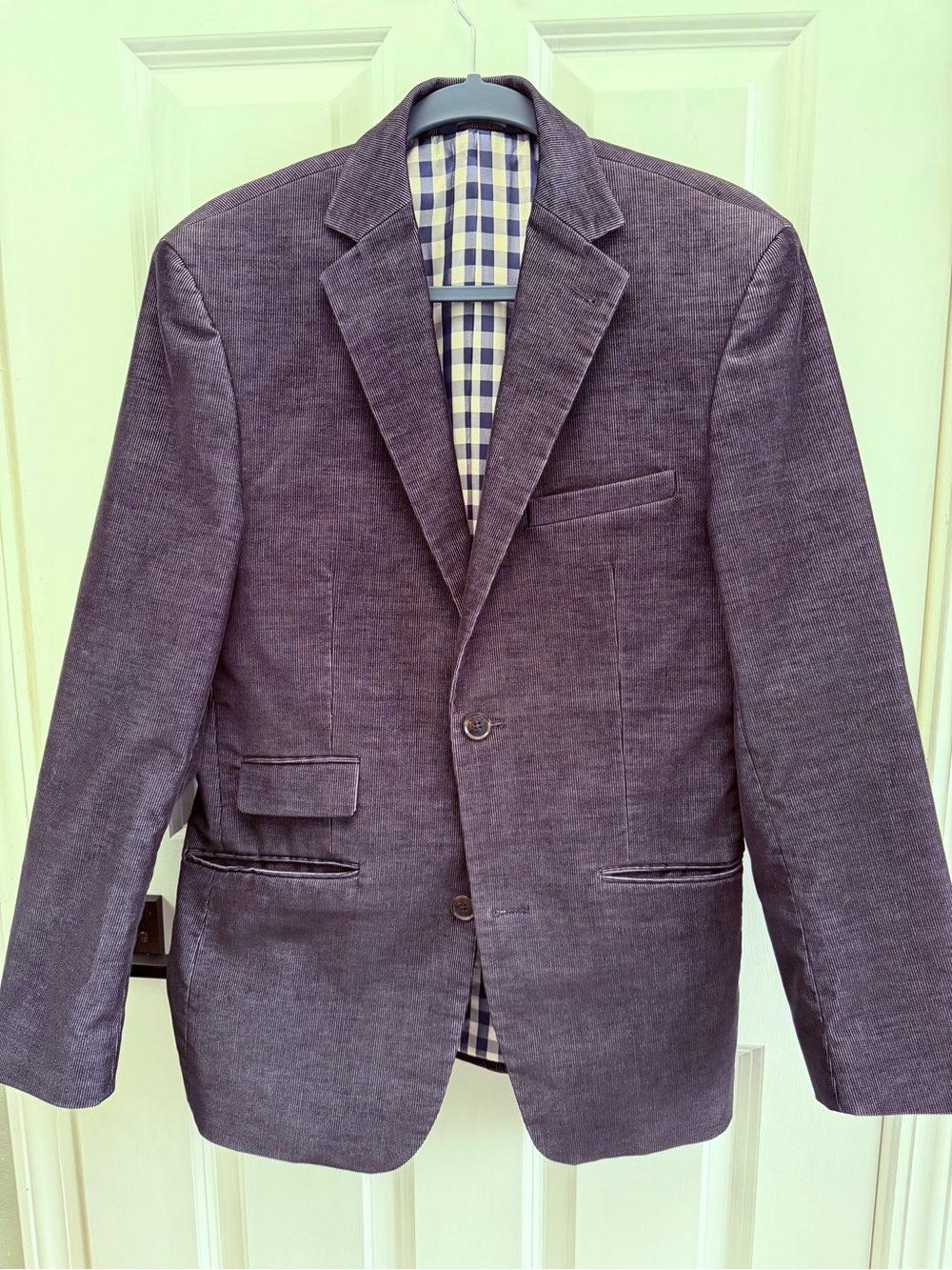 Men's Charcoal Textured Sport Coat